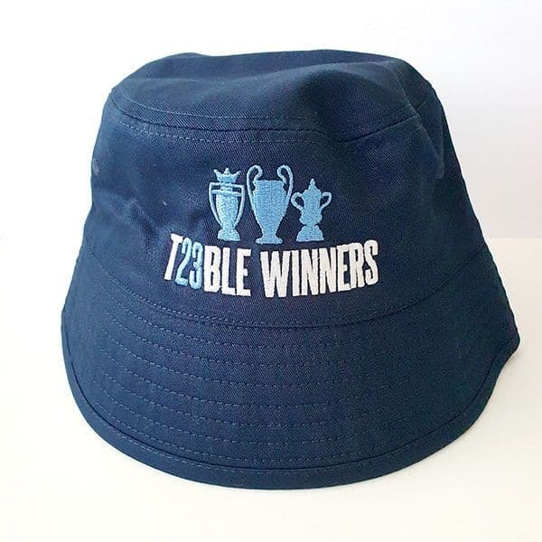 Treble Winners Navy  Organic Cotton Bucket Hat