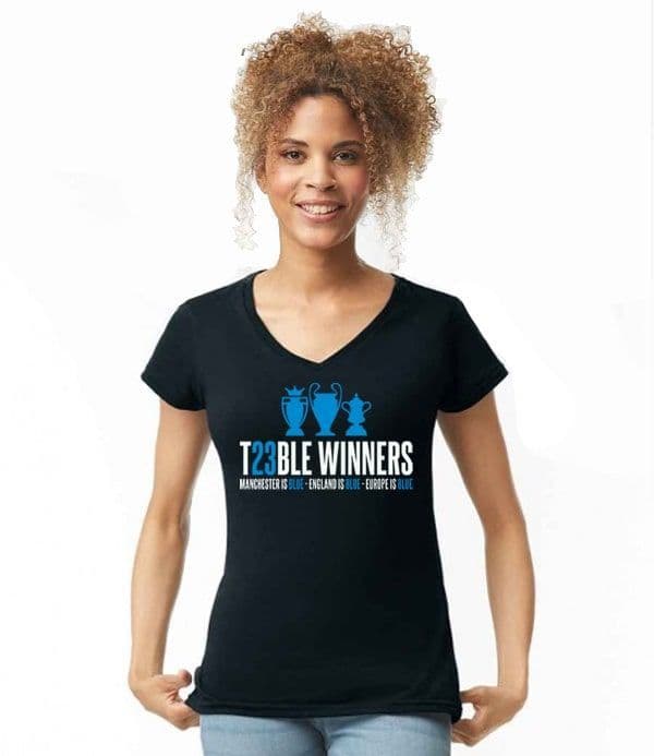 Women's City Treble Navy T-shirt