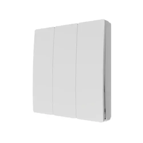 3 Gang Kinetic Push Switch Matt White IP42