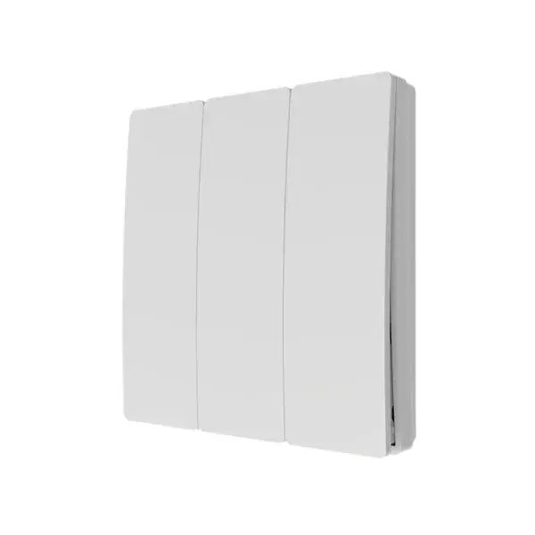 3 Gang Kinetic Push Switch Matt White IP42