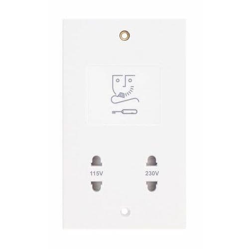 Dual Voltage Shaver Socket – 115V & 230V Output