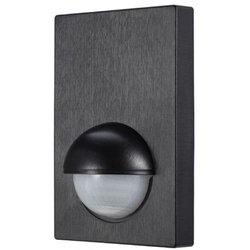 Forum Alia Wall Panel PIR Sensor With Override Black