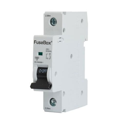 Fusebox MT06B161 1 Module Single Pole Type B Miniature Circuit Breaker MCB 16A 6KA
