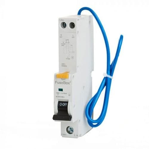 Fusebox RTA064030B 1 Module Single Pole Class A Type B RCBO 40A 6kA 30mA