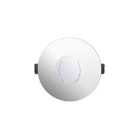 INTEGRAL EVOFIRE FIRE RATED DOWNLIGHT 70-100MM CUTOUT IP65 POLISHED CHROME ROUND +GU10 HOLDER