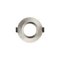 INTEGRAL EVOFIRE FIRE RATED DOWNLIGHT 70MM CUTOUT IP65 SATIN NICKEL RECESSED +GU10 HOLDER