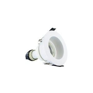 INTEGRAL EVOFIRE FIRE RATED DOWNLIGHT 70MM CUTOUT IP65 WHITE RECESSED +GU10 HOLDER