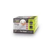 INTEGRAL EVOFIRE MINI FIRE RATED DOWNLIGHT 45MM CUTOUT IP65 POLISHED CHROME ROUND