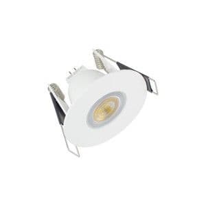 INTEGRAL EVOFIRE MINI FIRE RATED DOWNLIGHT 45MM CUTOUT IP65 WHITE ROUND INTEGRAL