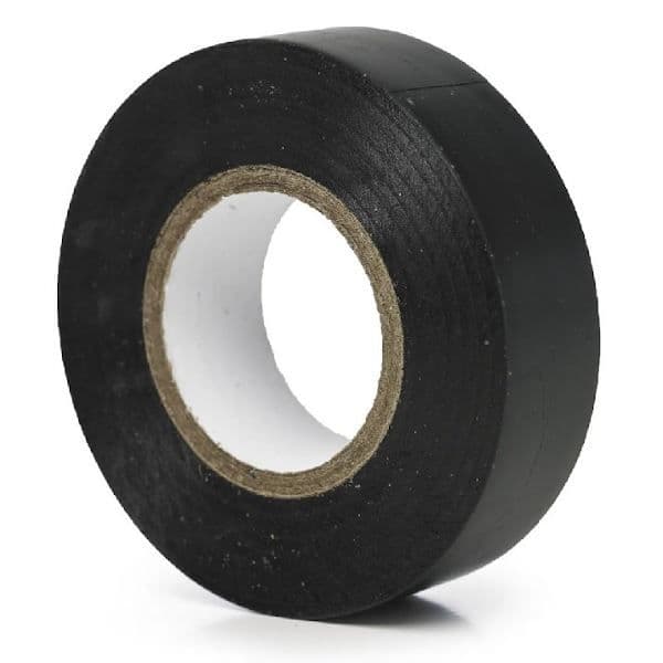 Partex Black PVC Insulation Tape 19mm x 33m