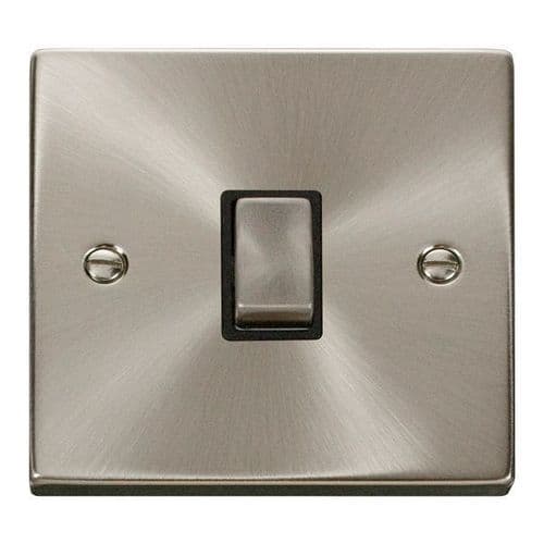 Scolmore Click Deco Satin Chrome Ingot 20A 2 Pole Switch