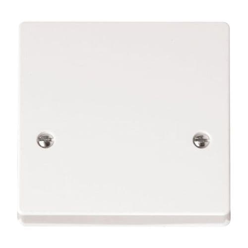 Scolmore Click Polar White Mode 1 Gang 45A Cooker Connection Plate
