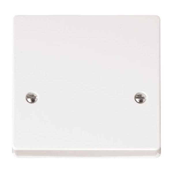 Scolmore Click Polar White Mode 1 Gang 45A Cooker Connection Plate