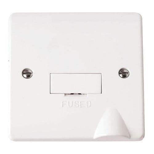 Scolmore Click Polar White Mode 13A Flex Outlet Fused Spur Unit