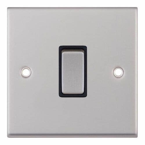 Selectric satin chrome 10 Amp Plate Switch – 1 Gang 2 Way – X-Rated