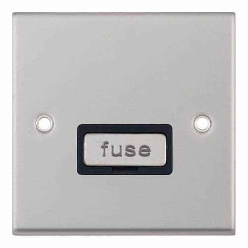 Selectric satin chrome 13 Amp Fused Connection Unit – Unswitched