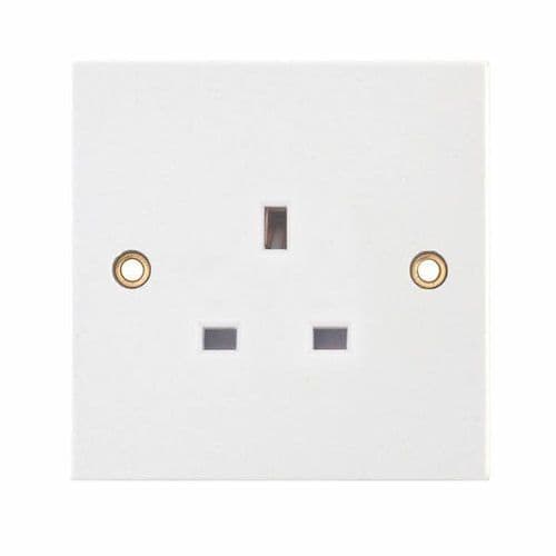Selectric White 1 Gang 13 Amp Socket – Unswitched