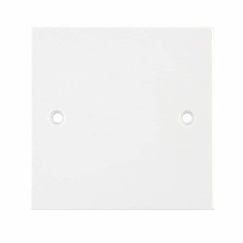 Selectric White 1 Gang Blanking Plate
