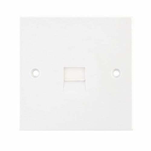 Selectric White 1 Gang Master Telephone Socket