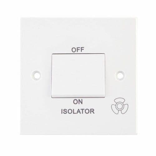 Selectric White 10 Amp 3 Pole Fan Isolator Switch – X-Rated