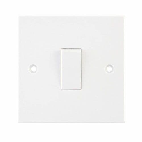 Selectric White 10 Amp Plate Switch – 1 Gang 2 Way – X-Rated