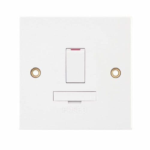 Selectric White 13 Amp Fused Connection Unit DP – Switched