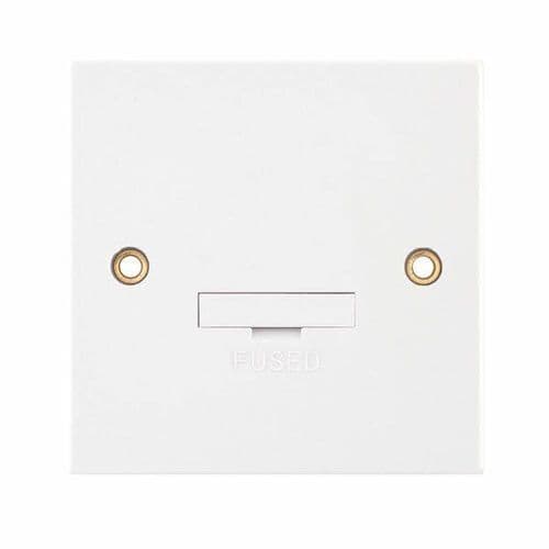 Selectric White 13 Amp Fused Connection Unit – Unswitched