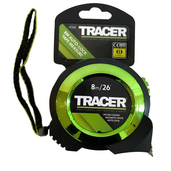 Tracer 8m Auto Lock Tape Measure