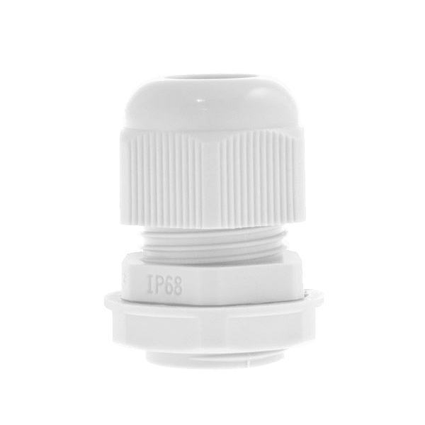 Unicrimp 25MM IP68 GLAND NYLON WHITE 10 Pack