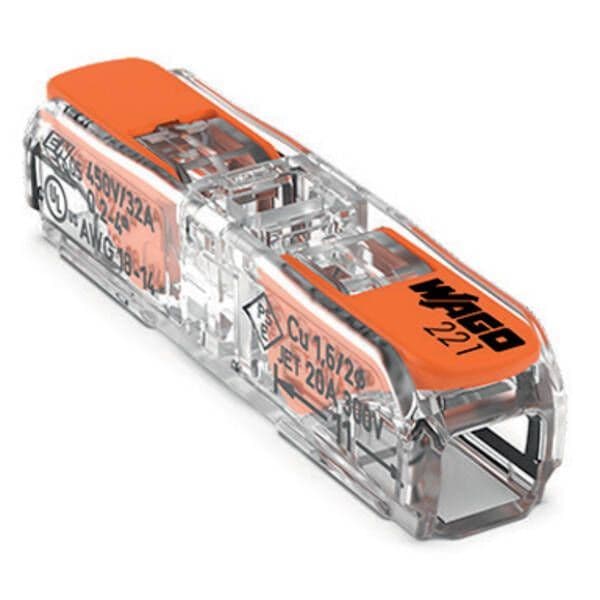 WAGO 221 SERIES COMPACT INLINE CONNECTOR 60 PACK