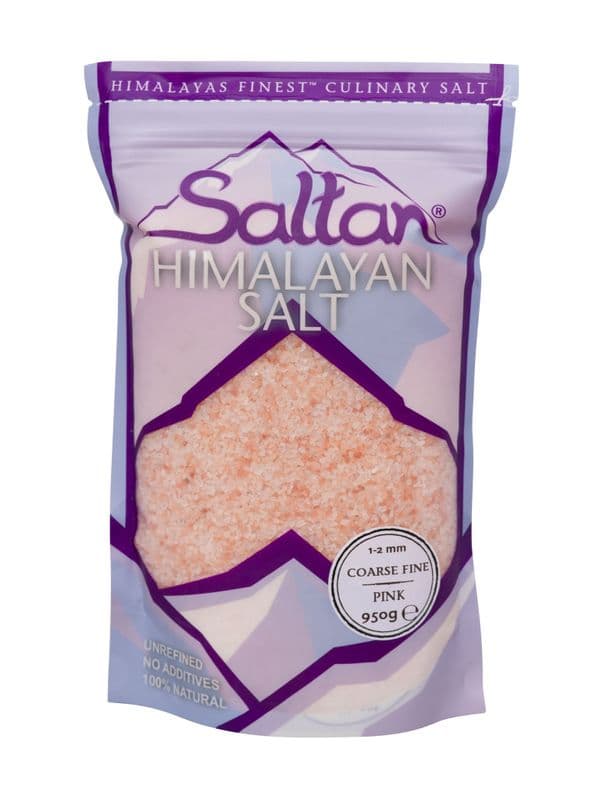10 x 1kg Premium Himalayan 1-2mm Small Grain Saltan™ Salt Retail Pouches wholesale - Food Grade on sale www.saltanltd.com
