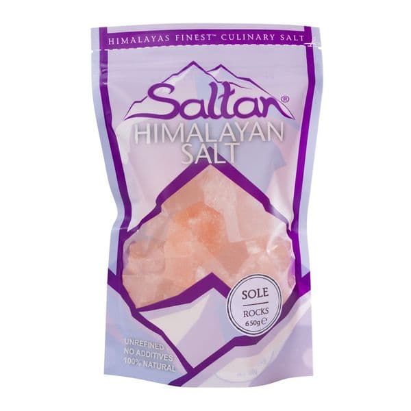 Premium Himalayan Sole Rock 3-8cm Saltan™ 650g Pouch on sale at our online store. As well as a variety of Himalayan Salt products to buy. visit us www.saltanltd.com