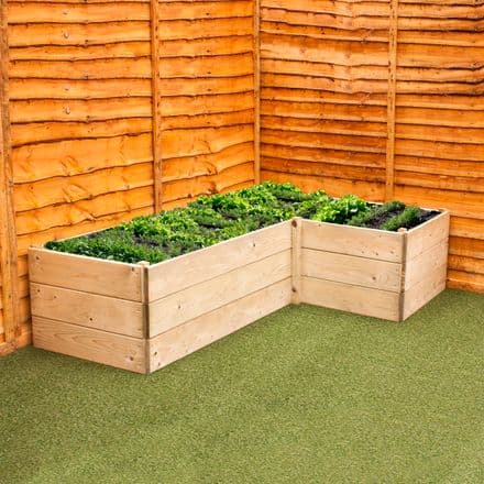 Greena L-Shaped Corner Planter