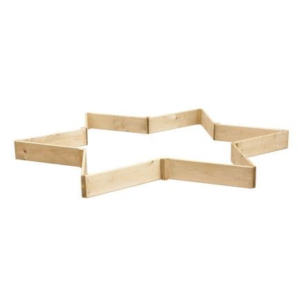 Greena Star Shaped Raised Bed - 1 Tier