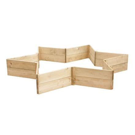 Greena Star Shaped Raised Bed - 2 Tiers