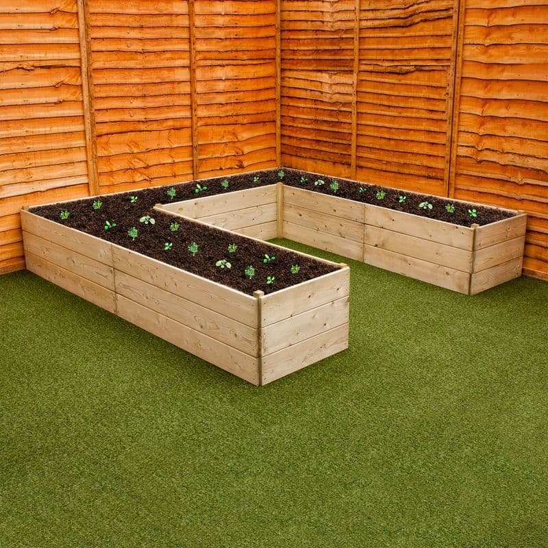 U-Shaped Raised Bed