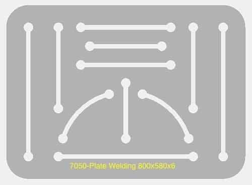 NIALL - Welding Plate 800x580x6 - Laser Cut