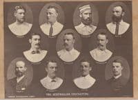 * 1883-84 Fred Spofforth Demon Bowler Baines rookie card LEGEND HOF All-Time GREAT only 1 known!