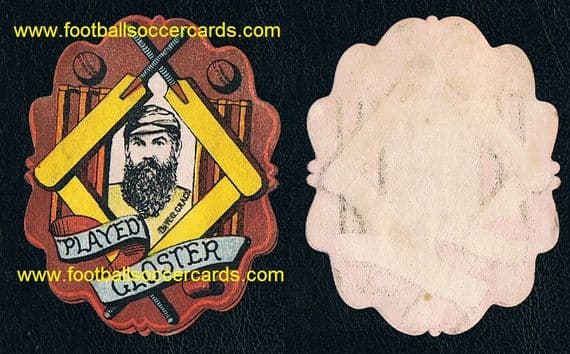 * 1888 W G Grace early W N Sharpe Victorian trade card, BABE RUTH of cricket OFFERS - SOLD