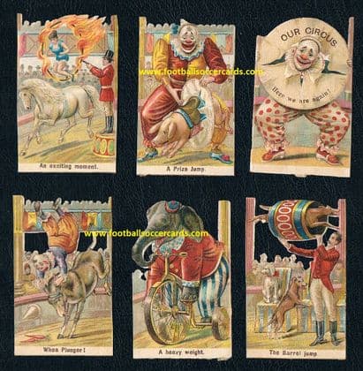 = 1890 clowns Our Circus Joseph Grimaldi clown animals - copies sell for $160! online See supp photo
