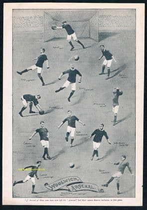 * 1908 BOP legend William Garbutt Arsenal 1893 Genoa CFC & Athletic Blibao demigod Boy's Own Paper