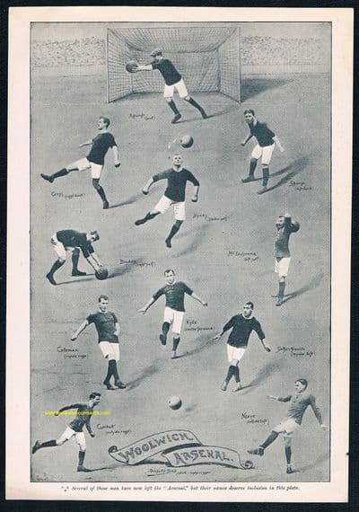 * 1908 BOP legend William Garbutt Arsenal 1893 Genoa CFC & Athletic Blibao demigod Boy's Own Paper