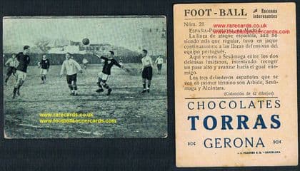 * 1921 -22 the 1ST MATCH EVER Spain v Portugal December '21, Alcantara, by Torras #28 Escenas