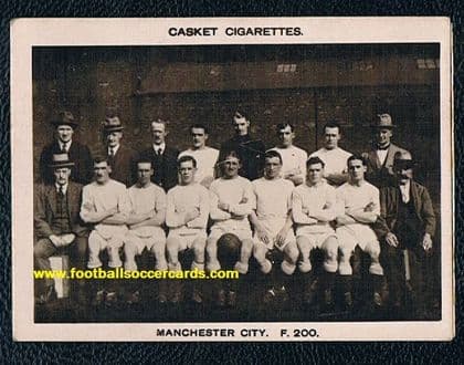 * 1922 Billy Meredith Max Woosnam Man City Pattreiouex F200 +F240 rare variety label type!