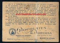 - 1922 Juncosa St. Mirren v Barcelona trade card issued in Catalonia, Notts County - RESERVED