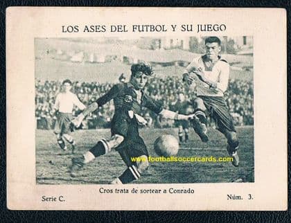* 1923 Manuel Cros CD Europa Barca Los Ases del Futbol y su Juego card