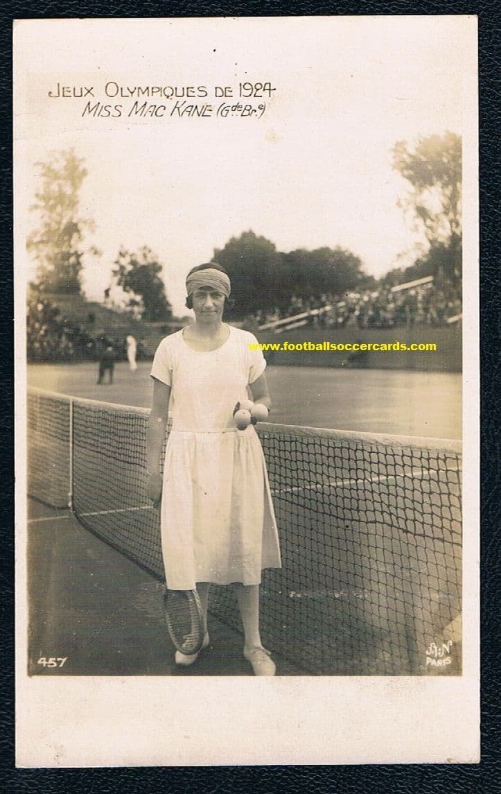 * 1924 A&N Kitty McKane Godfree rookie card tennis legend 5x OG par Venus Williams BEAT Wills Moody