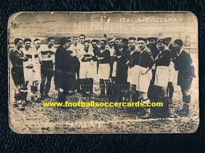 - 1928 Salvi Chox Rossetti, Combi, Conti Caligaris Libonatti & Baloncieri Italy team v Switzerland