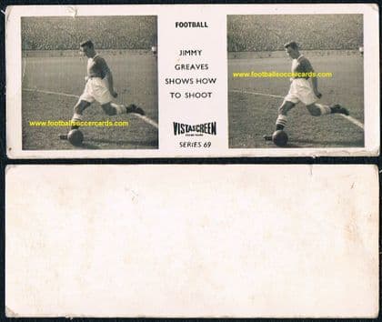- 1957 JIMMY GREAVES ROOKIE Vistascreen set 69 card CHELSEA Stanley Long early issue *OFFERS*