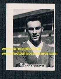 - 1958 Jimmy Greaves Colinville Footer Foto Gum British International Football Stars CHELSEA